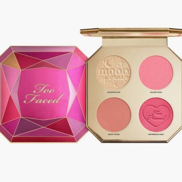 NEW IN BOX Too Faced Jewel Crush Blush & Highlighter Face Palette SOLD OUT - Picture 1 of 4